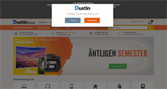 Desktop Screenshot of dustinhome.se