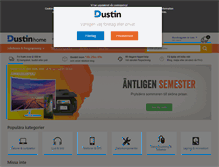 Tablet Screenshot of dustinhome.se